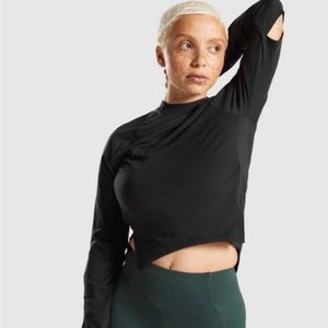 Gymshark Venture Long Sleeve Top in Black